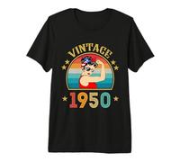 76th Birthday Gift 76 Years Old for Women Retro Vintage 1950 Premium T-Shirt
