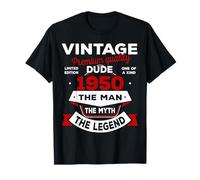 76th Birthday Gift Man Myth Legend 1950 76 for Years Old T-Shirt