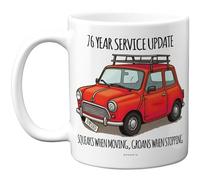 76th Birthday Gifts for Women Men, Cheeky Novelty Mug Service Update, Gag Joke Gifts, Perfect Funny Mugs for Seventy-Six Seventy-Sixth Birthday Present, 11oz Ceramic Coffee Mugs