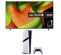 77" Lg B5 OLED AI 4K HDR Smart TV 2025 (OLED77B56LA) & PlayStation 5 Pro Bundle, Black,Brown