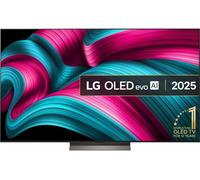 77" LG C5 OLED evo AI 4K HDR Smart TV 2025 - OLED77C56LB, Brown