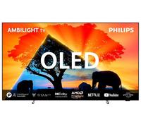 77" PHILIPS Ambilight 77OLED759/12 Smart 4K Ultra HD HDR OLED TV, Black,Silver/Grey