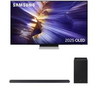 77" Samsung S90F OLED 4K Vision AI Smart TV 2025 (QE77S90F) & HW-S700D/XU 3.1 Wireless Sound Bar Bundle, Black