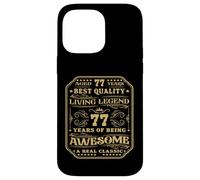 77 Years Of Being Awesome 77 Birthday Man Case for iPhone 14 Pro Max