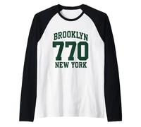 770 Brooklyn New York Crown Heights Chabad Moshiach Raglan Baseball Tee