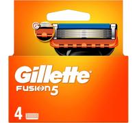 Gillette Fusion5 Men's Shaver Replacement Blades Designed with Anti-Friction Blades for up to 20 Shaves per Refill, 4 Refills