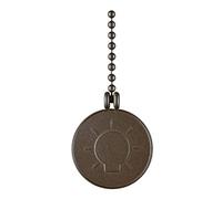 77030 Oil Rubbed Bronze Finish, Light Bulb Coin Pull Chain