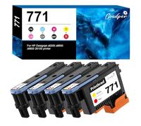 771 Printhead for HP 771 Printhead CE017A CE019A CE018A CE020A Compatible for HP Designjet z6200 z6800 z6600 26100 (4 Pack)