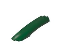 77180 2x10x2 Curved Fender Decoration (Left) 10 Pieces High-Precision MOC Building Bricks Replacement Parts Compatible with Lego bricks GDS-90224 Dark Green