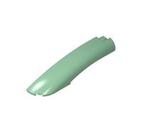 77180 2x10x2 Curved Fender Decoration (Left) 10 Pieces High-Precision MOC Building Bricks Replacement Parts Compatible with Lego bricks GDS-90224 Sand Green