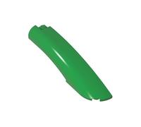 77182 2x10x2 Curved Fender Decor (Right) 10 Pieces High-Precision MOC Building Bricks Replacement Parts Compatible with Lego bricks GDS-90223 Green