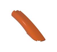77182 2x10x2 Curved Fender Decor (Right) 10 Pieces High-Precision MOC Building Bricks Replacement Parts Compatible with Lego bricks GDS-90223 Dark Orange