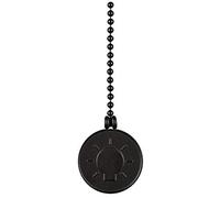 77189 Matte Black Finish, Light Bulb Coin Pull Chain