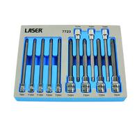 Laser Tools Tamperproof Torx Set 7723, 12-piece, 135 mm long