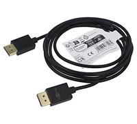 77443 cable Displayport plug, PVC 2m black on both sides ABS GOOBAY