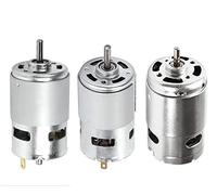 775 795 895 DC electronic starter 12-24V High-Speed Large Torque Motors Ball Bearing Fan Blades for DIY Model Car Small Drill Electric electronic starter special motor(12V 775 6000rpm)