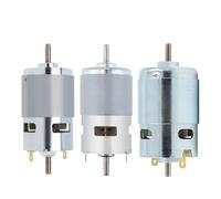 775/795/895 Screwdriver Motor 12/24V Dual Shaft DC with Double Ball Bearings, for with Power Tool/Vacuum Fan Universal(795 Dual Shaft)