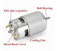 775 DC 12V-36V 3500-9000RPM Motor Ball Bearing Large Torque High Power Low Noise