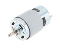 775 DC Motor 12V 24V 3000RPM-12000RPM Large Torque Micro Electric Motors for Drill Screwdriver Circular/D-Shaft/Dual Shaft(24V 12000RPM Circle)