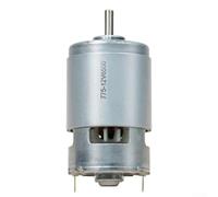 775 DC Motor 12V-24V High Torque 6000-12000RPM with Double Ball Bearing for Power Tools and DIY Applications(6000RPM)