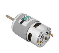 775 Extension Shaft Motor Motor High Speed 80W High Power Extension Shaft 12V24V Dc Motor DIY Electric Drill Cutting Machine Electrical Tools Stone/Profile/Steel Cutting Machine (24V20000Rpm)