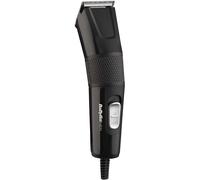 Babyliss 7755U Men Hair Clipper, Diamond Sharp Stainless Steel Blades, 8 Comb Guides, Mains Powered, Hair Styles at Home, Comb Included, Smooth & Precise, Black