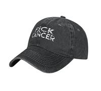 778 Baseball Cap Fuck Cancer Dad Hat Breathable Baseball Hat Personalized Cowboy Cap for Hunting Fishing