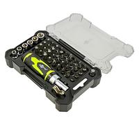77842 Tool Set: Screwdriver Bits Plastic Cassette 43pcs GOOBAY