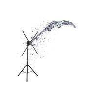 77CM Waterproof Hologram Projector Advertising 3D LED Holographic Fan Display For Christmas Outdoor Events