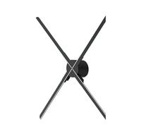 77cm Waterproof Outdoor Hologram Fan For Wedding Decoration Wireless Control LED Holographic Fan Projector Wide Viewing Angle