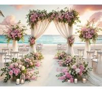 77in Tall x 52in Square Metal Wedding Garden Arch