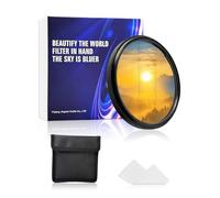 77mm Center Field Split Diopter Effect Filter, Optical Glass Blur Zoom Center Special Effect Filter Blurred Refraction Foreground Repeated Color for Cinematic Videography