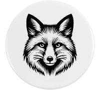 77mm 'Crafty Fox' Large Button Pin Badge (BB00142607)