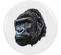 77mm 'Gorilla Portrait ' Large Button Pin Badge (BB00144230)