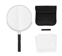 77mm Half Linear Prism Filter, Special Effects Glass Lens Filter, Adjustable Angle Foreground Bokeh Filter with Handheld Pole for Photography Video Wedding Night