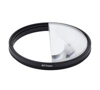 77MM Half Special Effect Filter, Rotating Blur Effect Lens Filter, MRC Coating Half Distortion Special Effect Filter, Camera Lens Filter for Portrait Landscape Photography