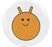 77mm 'Orange Space Hopper' Large Button Pin Badge (BB00143288)