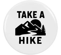 77mm 'Take a Hike Mountains' Large Button Pin Badge (BB00147464)