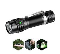 77outdoor EDC Small Rechargeable Flashlight, Sofirn SC18 1800 High Lumen Flashlight, Super Bright Pocket Light with Powerful SST-40 LED, Type C Charging Port for Camping, Emergency, Dog Walking