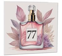 77th Birthday Card for Women - Birthday Cards for Mum 77 Years Old Classy Seventy Seven Seventy Seventh Elegant Sister Friend Her Nan Aunt Grandma female mom