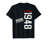 77th Birthday Gift Men Women Original October 1948 T-Shirt