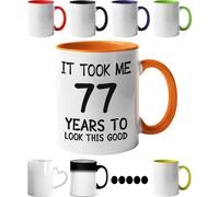 77th Birthday Gifts for Men Women, It Took Me 77 Years to Look This Good, Birthday Mug for 77 Year Old- Funny Birthday Ceramic Coffee Mug for his or her Special Day. (Same Day Dispatch)