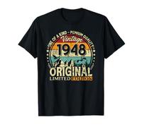 77th Birthday Man Woman 77 Years 1948 Decoration Fun T-Shirt