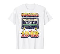 77th Birthday Retro Vintage 1948 Men Women T-Shirt