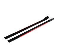 78.7"/86.6" Side Skirt Extension For BMW F10 F30 F80 For M3 F82 G30 E90 E92 E93 E60 Winglet Splitter Apron Body Kit Car Side Skirts Extension(86.6in Black Red)