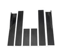78.7"/86.6" Universal Side Skirts Rocker Splitter Diffuser Winglet Wing For Universal Car Side Skirts(86.6in Black)