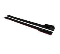 78.7" Side Skirt Splitter Spoiler Lip Rocker Panel Extensions Body Kit For Lexus IS250 IS350 IS300 IS200T 1990 1991 1992 1993-2022 Vehicle Side Skirt(Black*Red side)