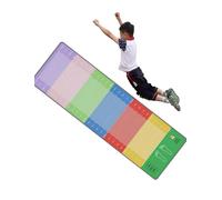 78.7x20in Ft Long Jump Mat Color Sports Broad Jump Measurement Mat Hash Marks Carpeted Non Slip For Gym School Home Flooring Exercise Workout Training(118x39in)