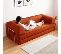 78.8in Modular Sectional Sofa,Convertible Pudding Block Sofa, with Comfort Sofa Bed, Compression Sofa for Living Room and Bedroom