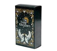 78 Card Tarot Deck Solar Kingdom - Oracle Style Divination Cards for Reflection and Guidance, Illustrated Card Set for Readings Gameplay and Collection for Beginners & Hobby Users